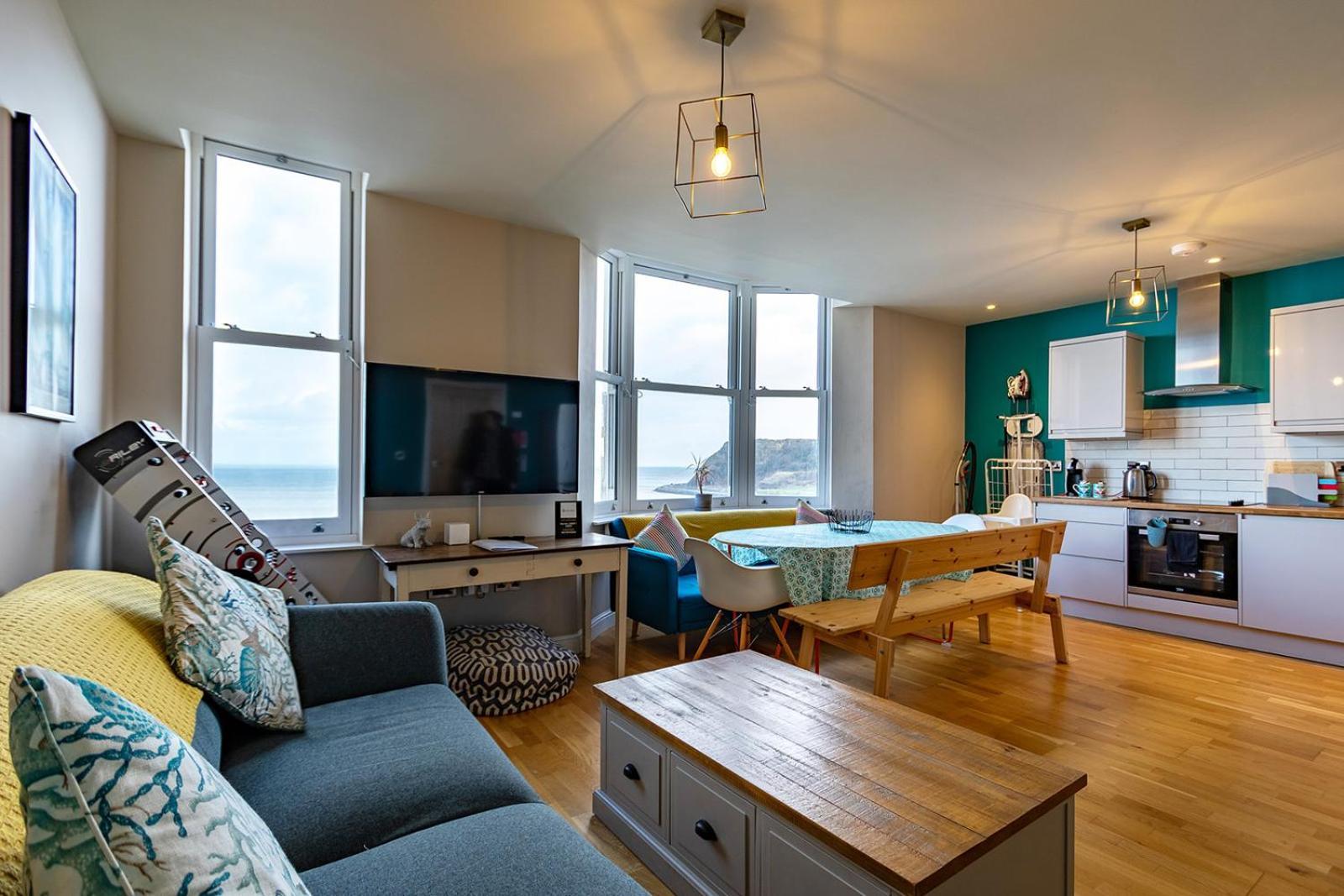 Seaview North Bay Holiday Home Apartment סקארבורו מראה חיצוני תמונה